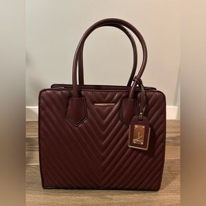 Aldo burgundy red handbag